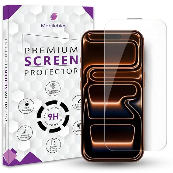 iPhone All Model Border-less Transparent Tempered Glass Anti-Static Mobile Phone Screen Protector