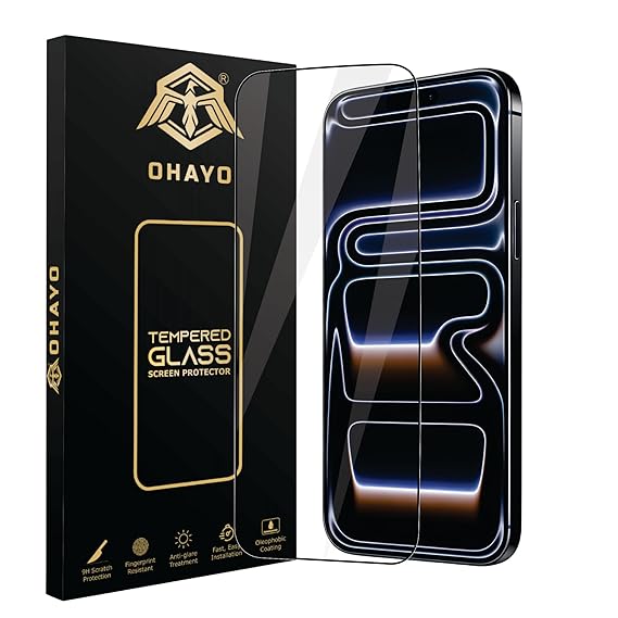 iPhone 17 pro   OG HD Tempered Glass Screen Protector