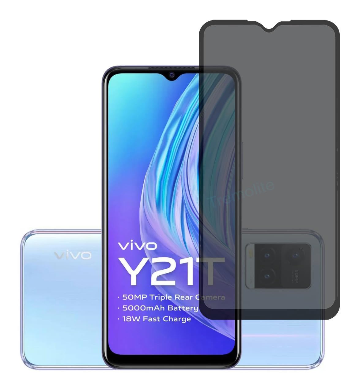 Vivo Y21T Privacy Tempered Glass Screen Protector