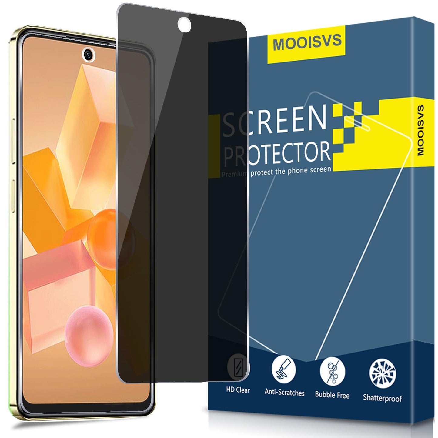 Infinix Note 40s Privacy Tempered Glass Screen Protector