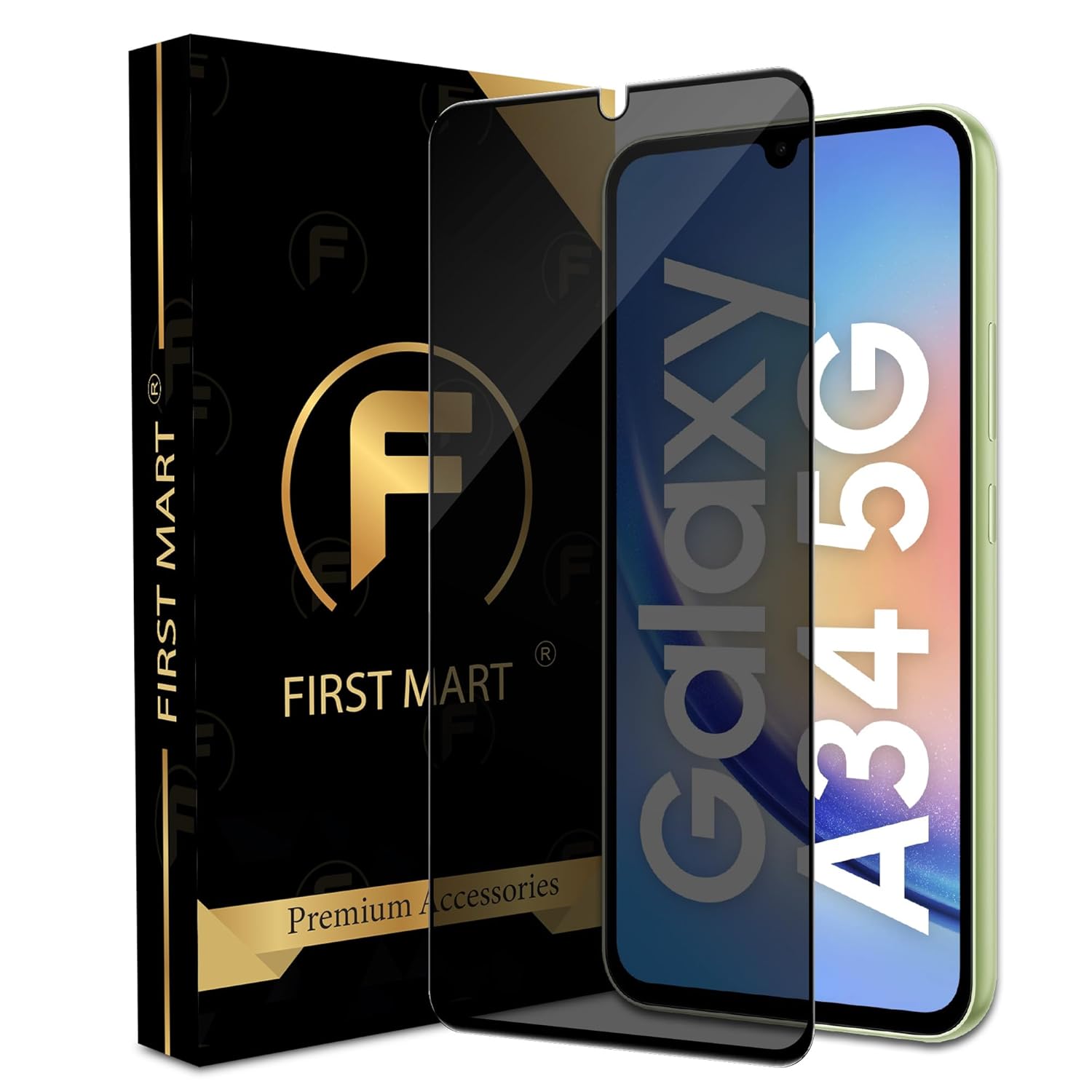 Samsung A34 Privacy Tempered Glass Screen Protector