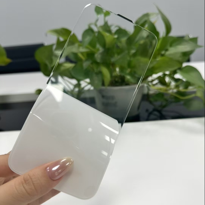iPhone All Model Border-less Transparent Tempered Glass Anti-Static Mobile Phone Screen Protector