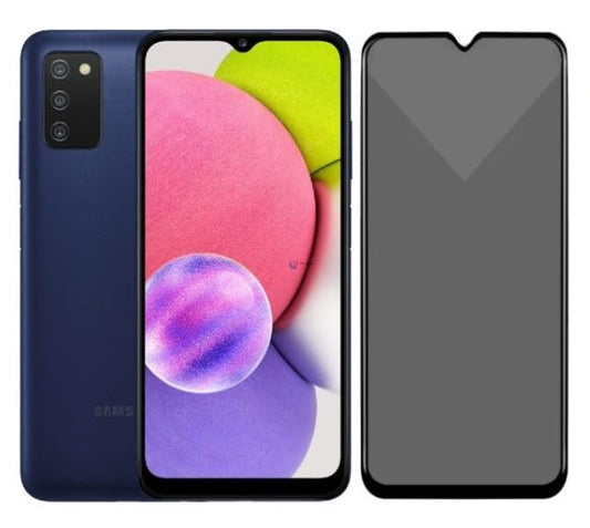 Samsung A03s  Privacy Tempered Glass Screen Protector