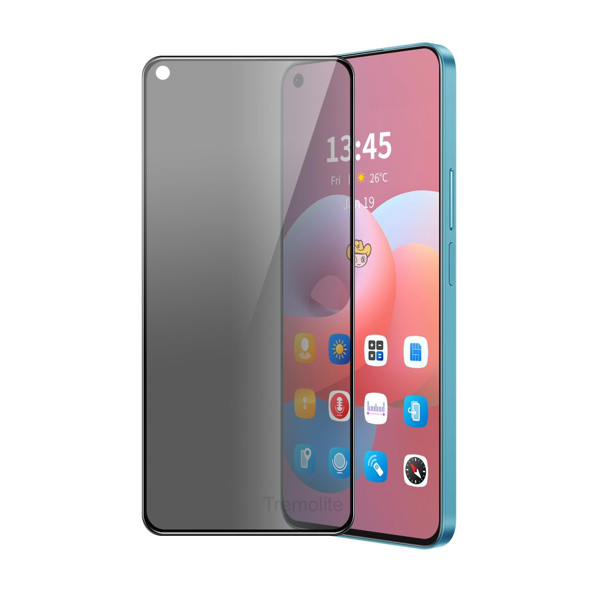 OPPO F19 Pro Privacy Tempered Glass Screen Protector
