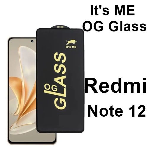 Redmi Note 12  Tubo OG HD Tempered Glass Screen Protector