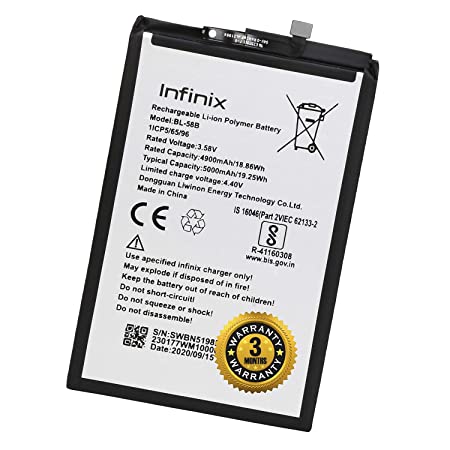Infinix Hot 30 BL-49JX Replacment Original Battery