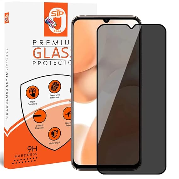 Realme C63  Privacy Tempered Glass Screen Protector