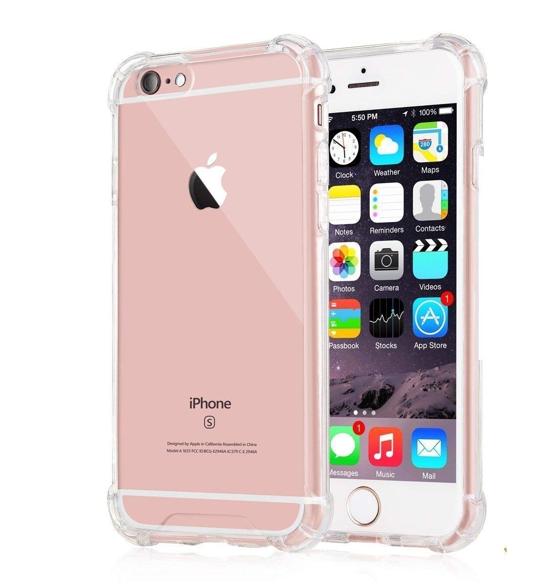 iPhone 6 Transparent Soft TPU Silicone Bumper Cover