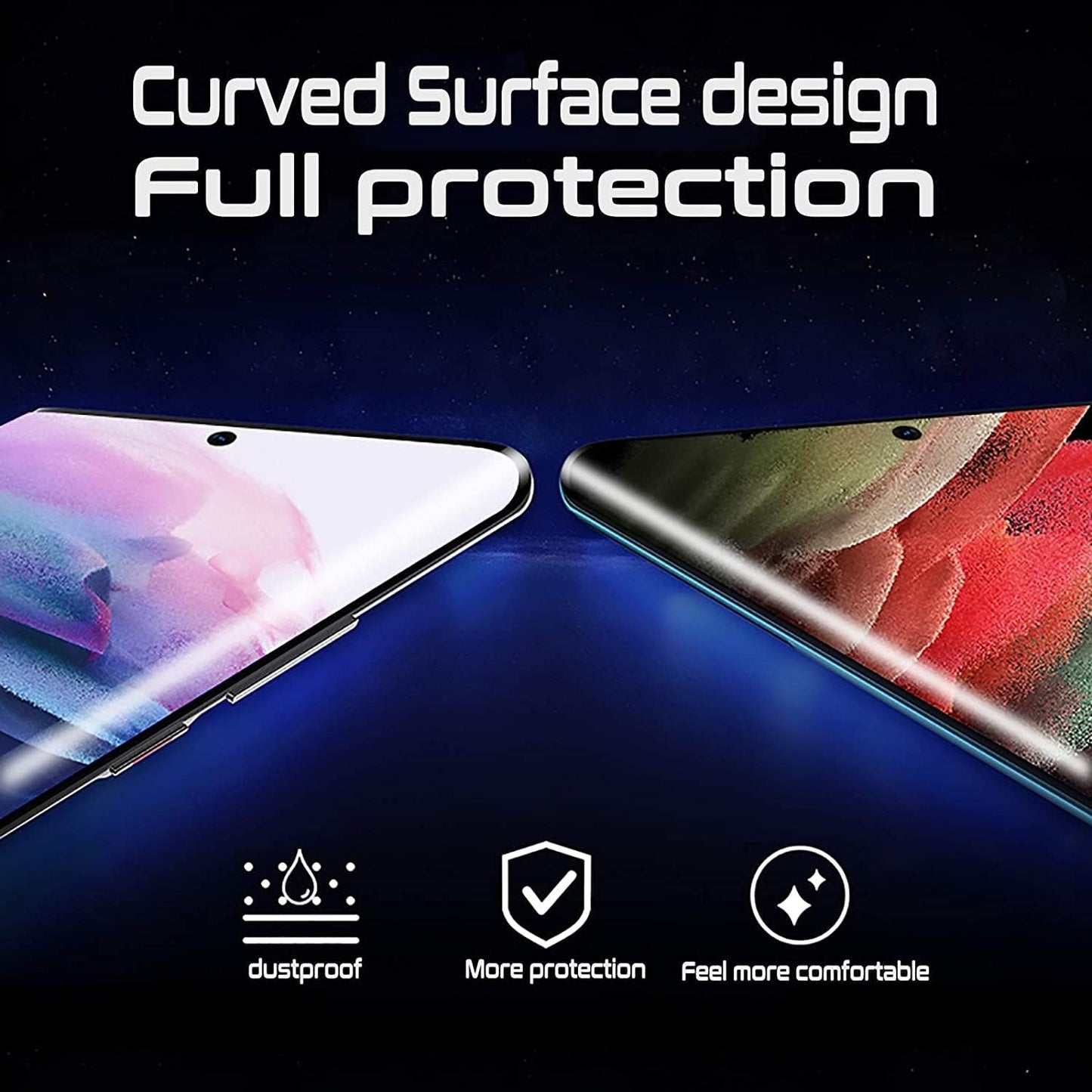 Huawei Mate 40 Pro UV Tempered Glass Screen Protector