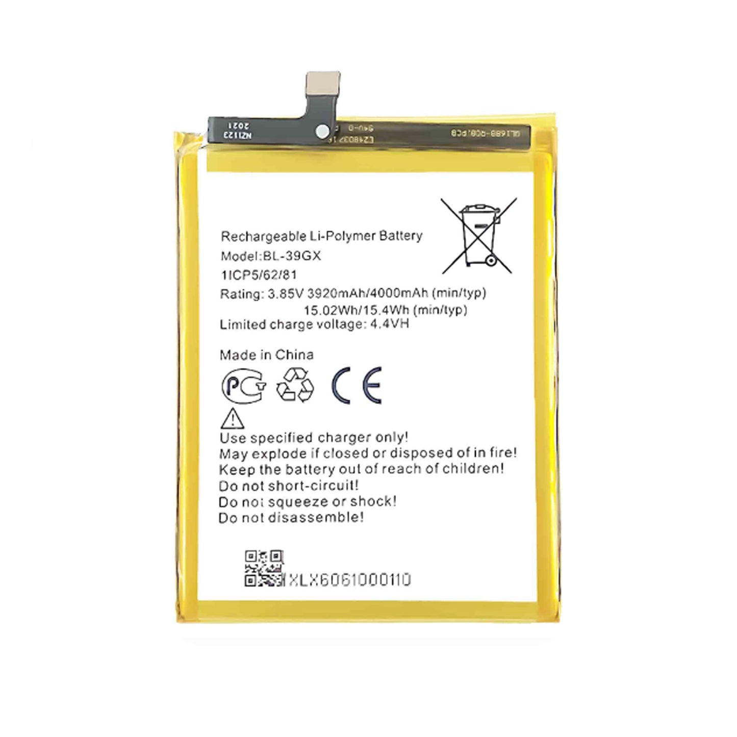 Infinix Hot 6 Pro  BL-39GX    Replacment Original Battery