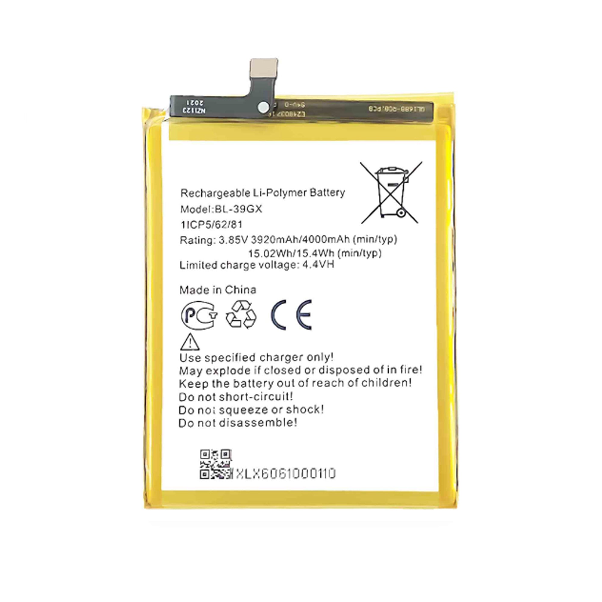 Infinix Hot 6 Pro  BL-39GX    Replacment Original Battery