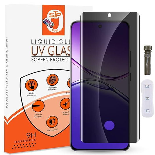 Samsung S21 Ultra   UV Privacy Tempered Glass Screen Protector,  Anti Spy, Fingerprint-ID Compatible, 9H Hardness Scratch Resistant