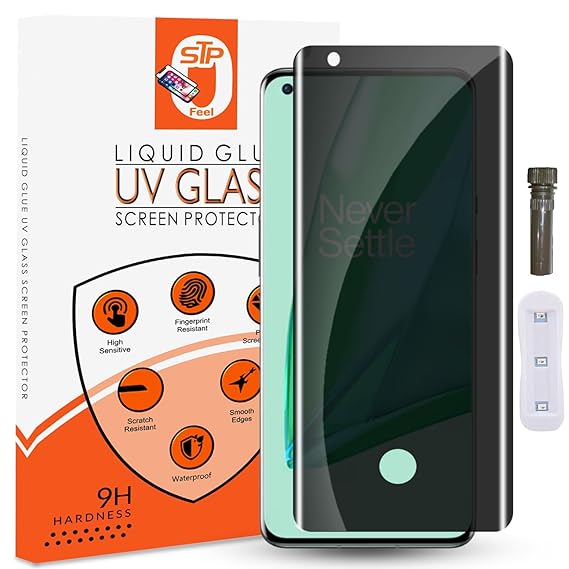 Xiaomi mi 11 Ultra UV Privacy Tempered Glass Screen Protector,  Anti Spy, Fingerprint-ID Compatible, 9H Hardness Scratch Resistant
