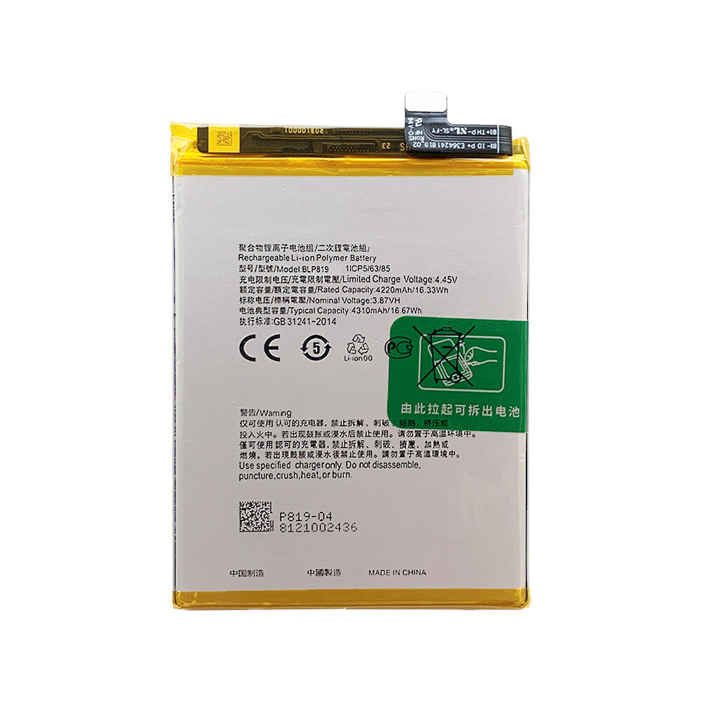 Oppo Reno 5 4G   CPH2159    Replacment Original Battery