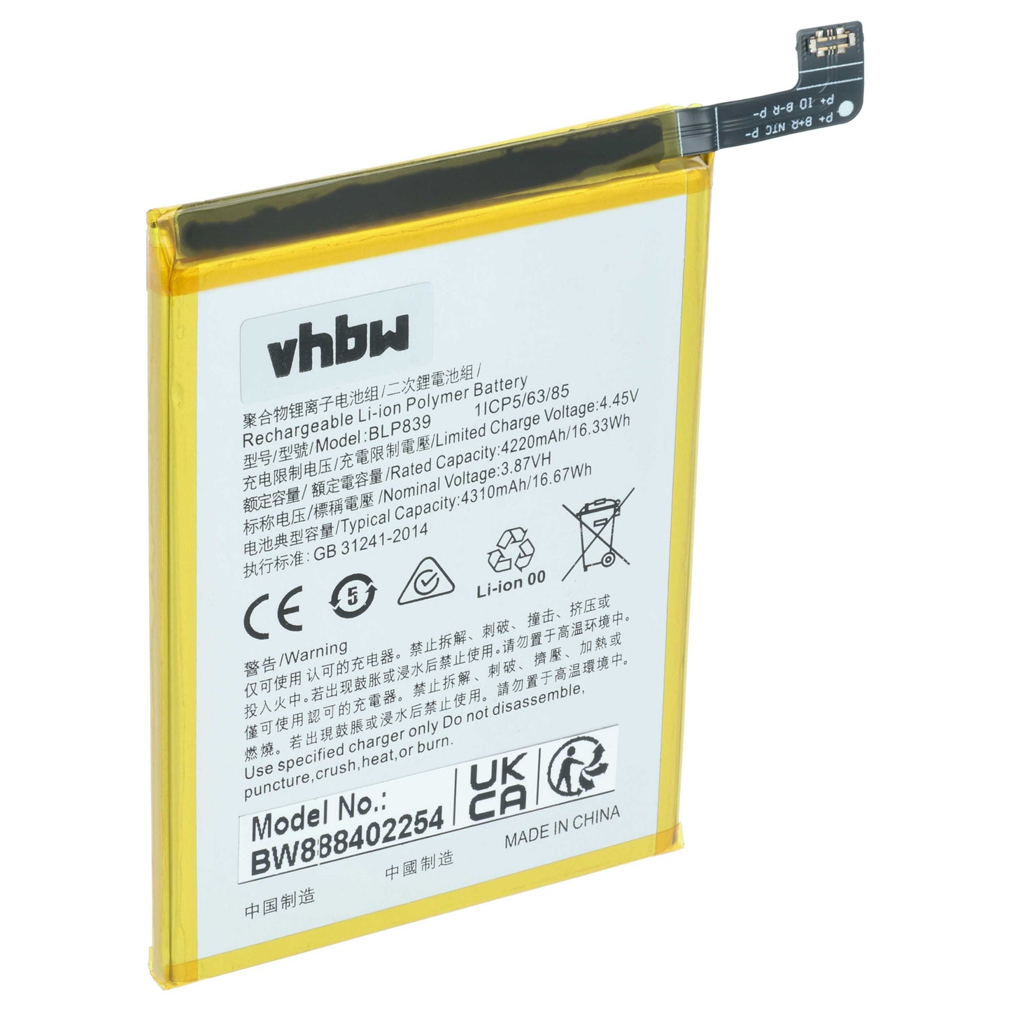 Oppo Reno 5Z  CPH2211  Replacment Original Battery