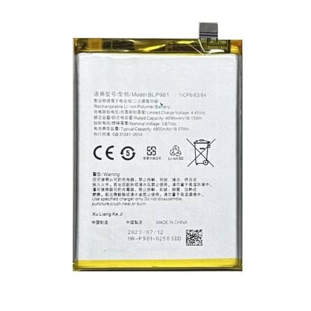 Oppo Reno 8T 5G CPH2505    Replacment Original Battery