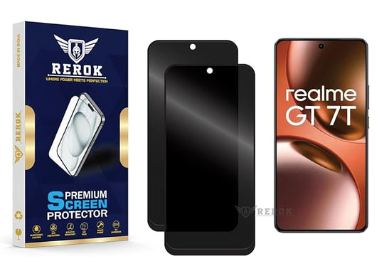 Realme GT 7T  Privacy Tempered Glass Screen Protector