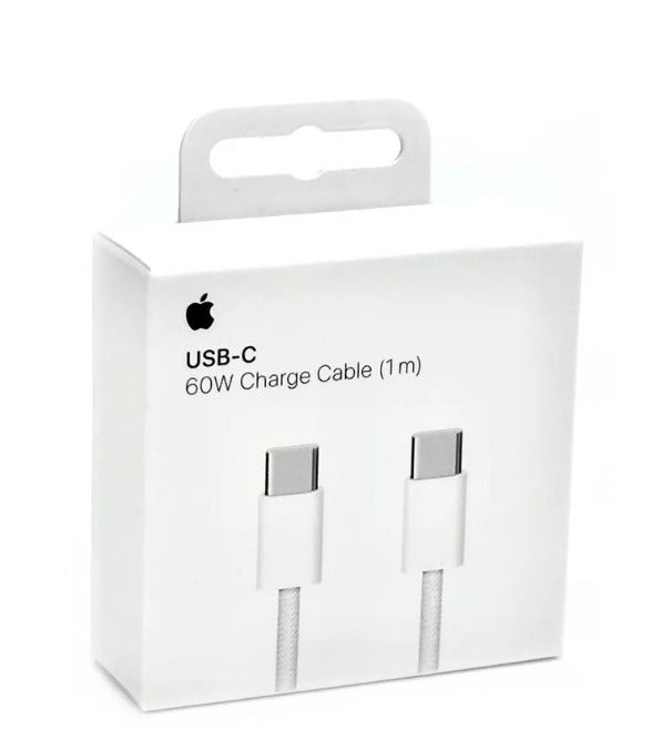 USB-C to USB-C 60W Fast Charging Cable (1m) – Nylon Braided PD Cable for iPhone 16 Pro Max & Type-C Devices