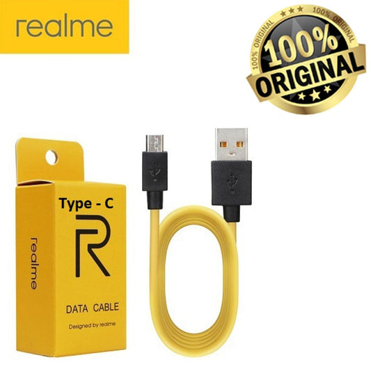 Realme USB-A to Type-C Fast Charging Cable (1m) – VOOC / Quick Charge Data Cable for Android Devices