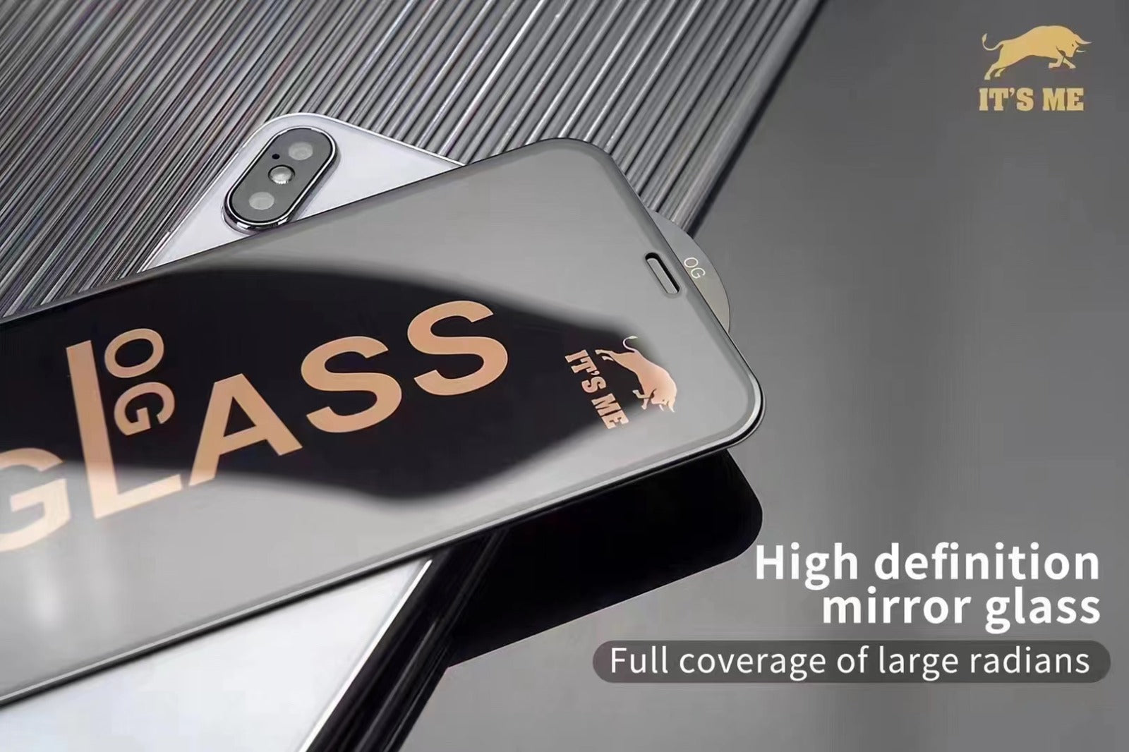 iPhone X OG HD Full Coverage Tempered Glass Screen Protector – Anti-Scratch, Bubble-Free, Ultra Clear