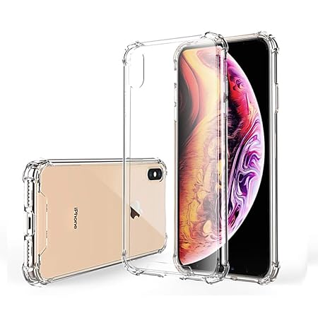 iPhone X Clear Airbag Shockproof Case – Transparent Soft TPU Anti-Drop Protective Cover