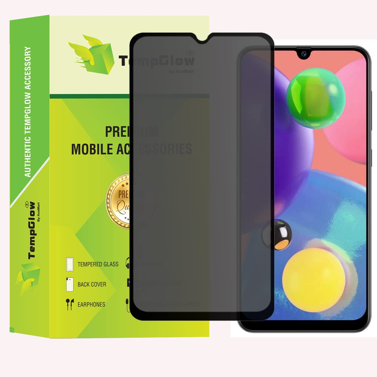 Samsung A70  Privacy Tempered Glass Screen Protector