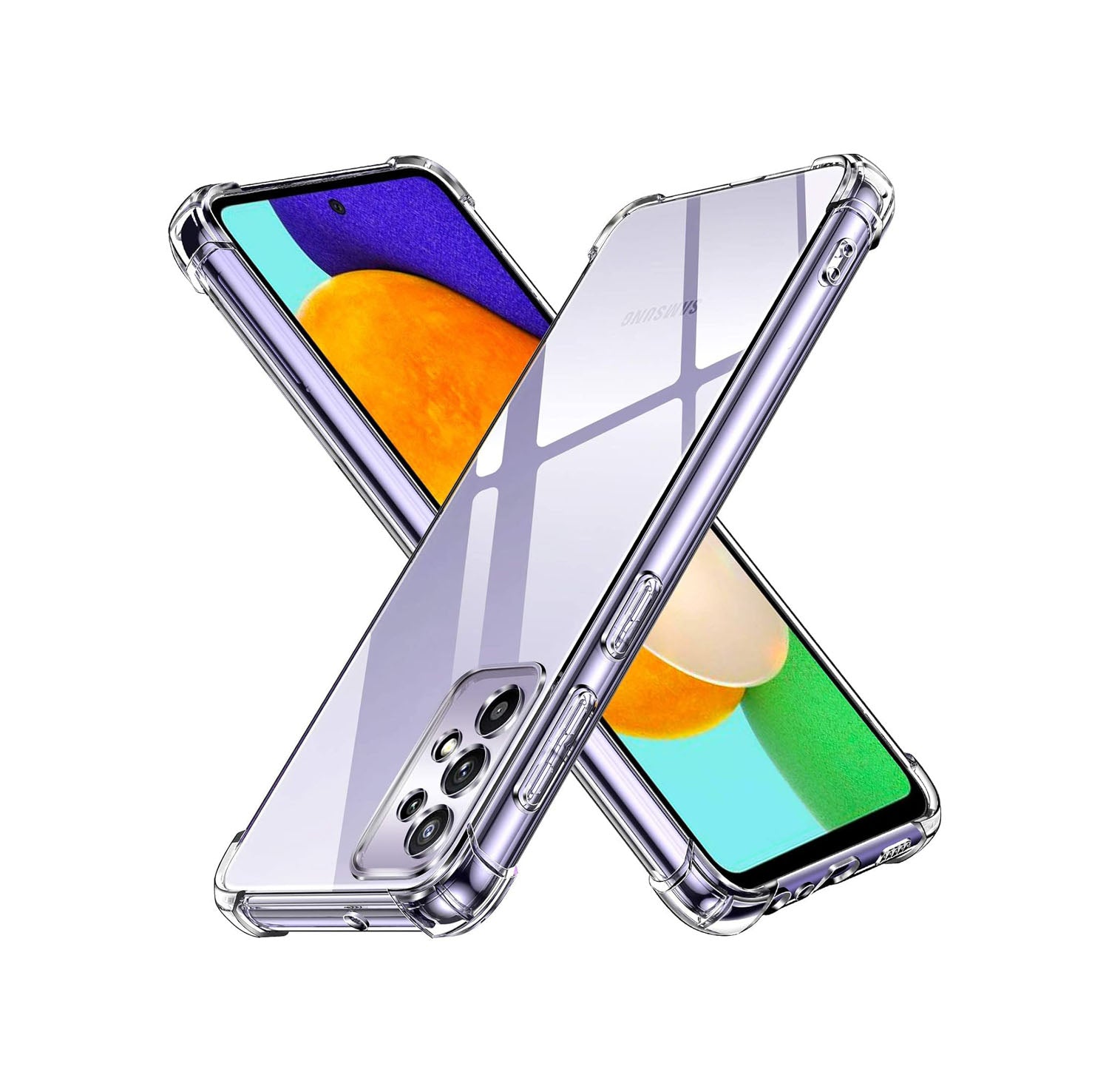 Samsung Galaxy A72 Transparent Soft TPU Silicone Bumper Cover