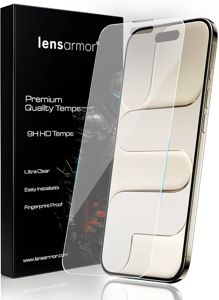 iPhone All Model Border-less Transparent Tempered Glass Anti-Static Mobile Phone Screen Protector