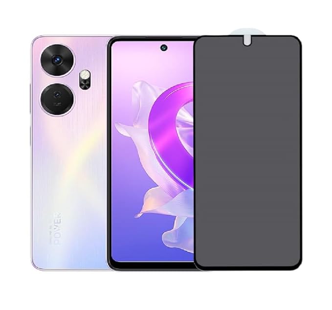 itel City 200  Privacy Tempered Glass Screen Protector