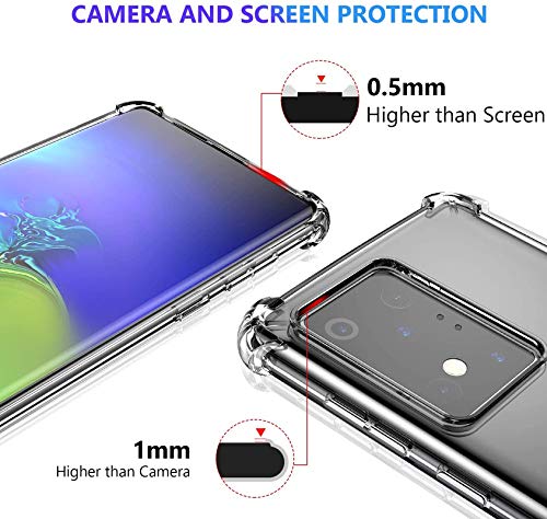 Samsung Galaxy S20 Ultra Transparent Soft TPU Silicone Bumper Cover