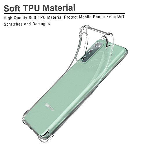 Samsung Galaxy S20 Transparent Soft TPU Silicone Bumper Cover