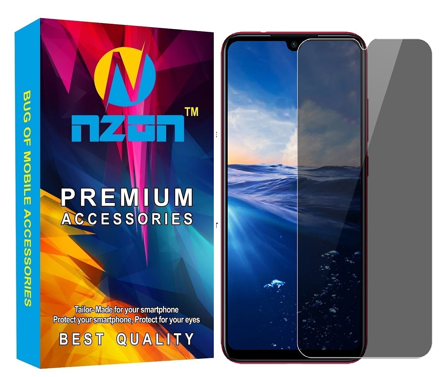Samsung A20 Privacy Tempered Glass Screen Protector