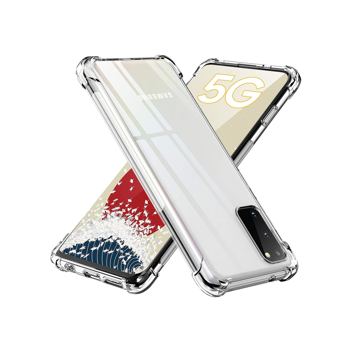 Samsung Galaxy S20 Transparent Soft TPU Silicone Bumper Cover