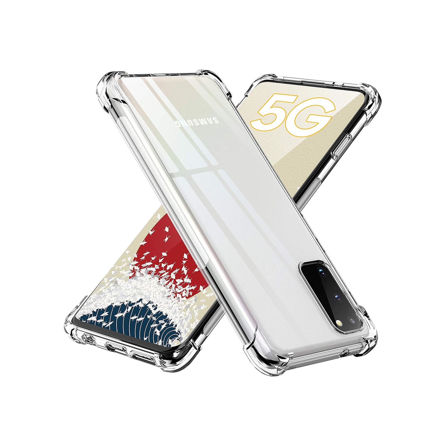 Samsung Galaxy S20 Transparent Soft TPU Silicone Bumper Cover