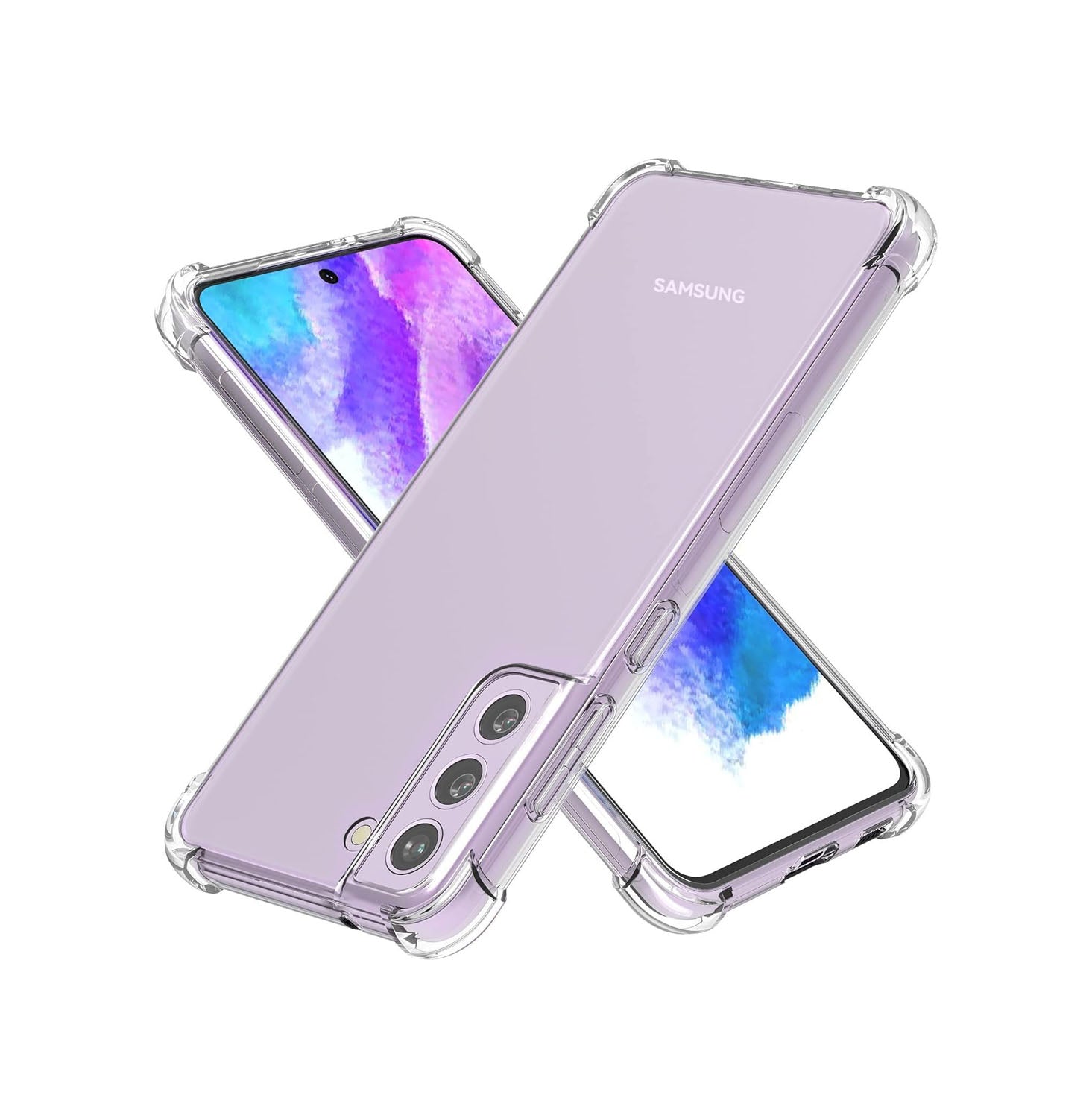 Samsung Galaxy S21 FE Transparent Soft TPU Silicone Bumper Cover