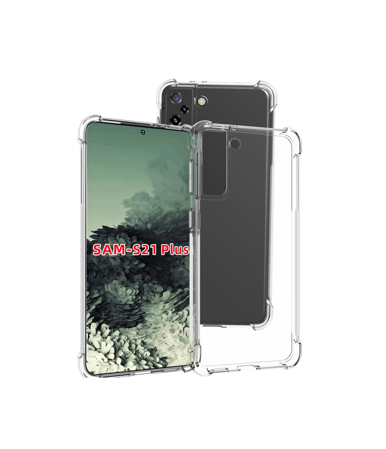 Samsung Galaxy S21 Plus Transparent Soft TPU Silicone Bumper Cover