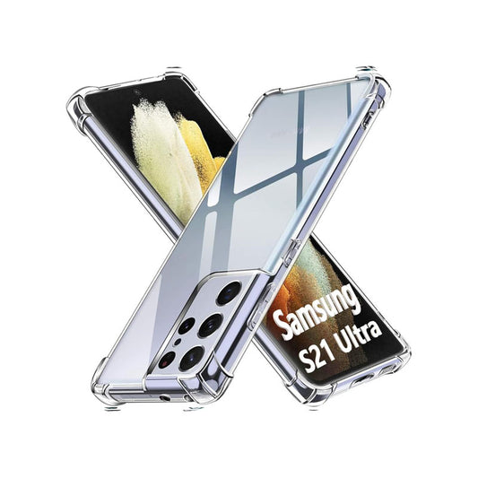 Samsung Galaxy S21 Ultra Transparent Soft TPU Silicone Bumper Cover