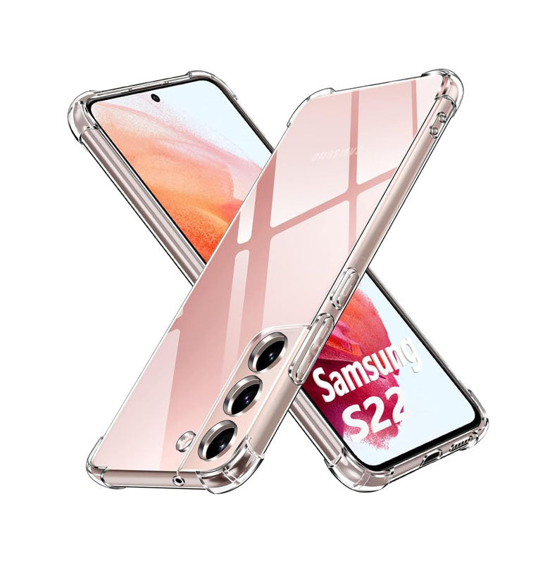 Samsung Galaxy S22 Transparent Soft TPU Silicone Bumper Cover