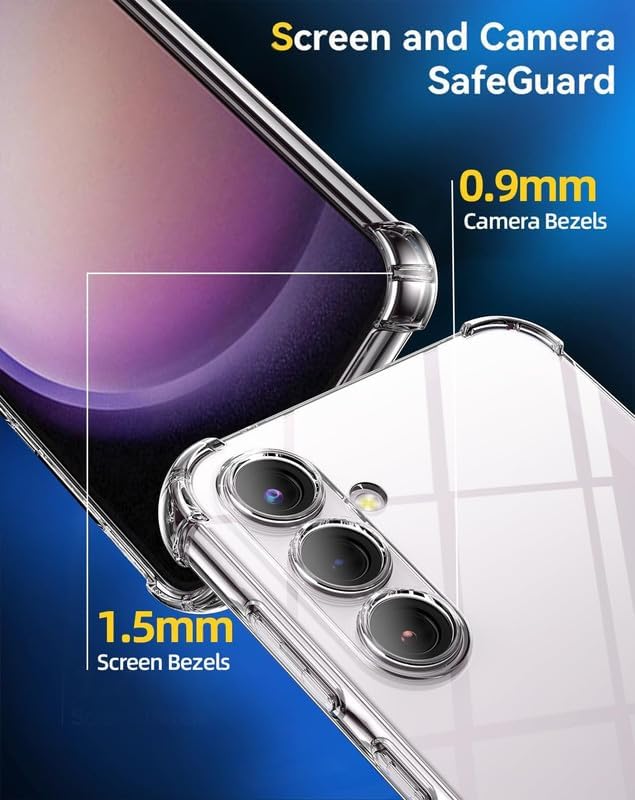 Samsung Galaxy S23 FE Transparent Soft TPU Silicone Bumper Cover