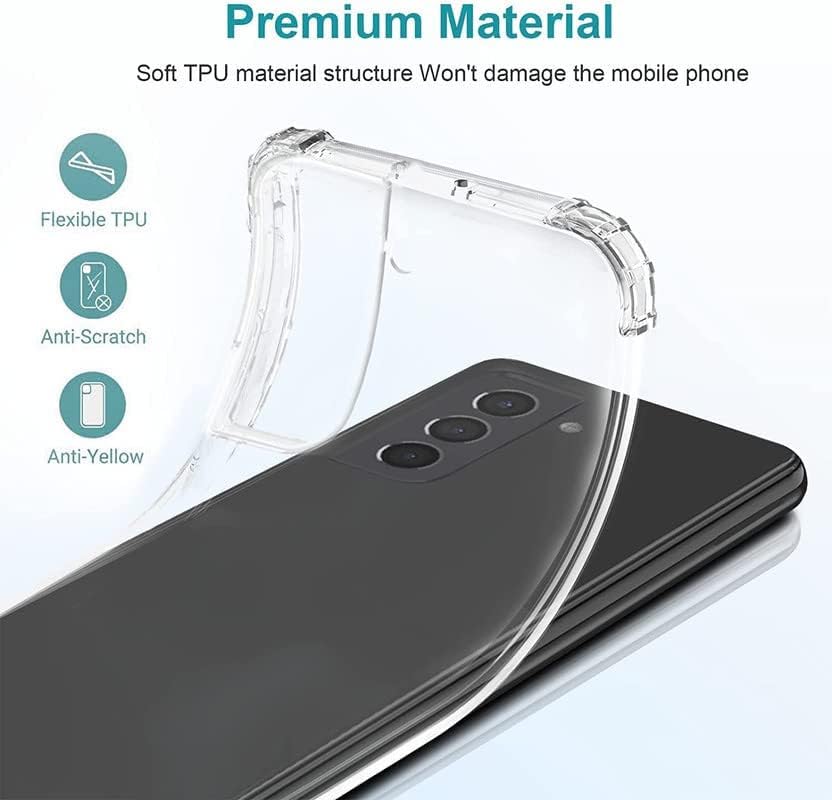 Samsung Galaxy S23 Plus Transparent Soft TPU Silicone Bumper Cover