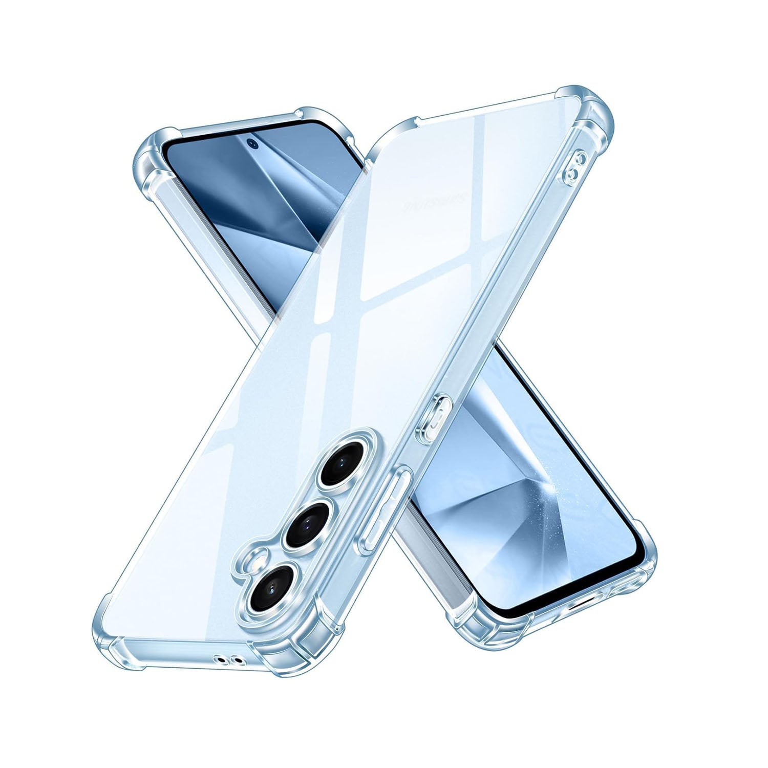 Samsung Galaxy S24 Plus Transparent Soft TPU Silicone Bumper Cover