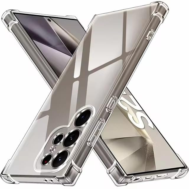 Samsung Galaxy S25 Transparent Soft TPU Silicone Bumper Cover