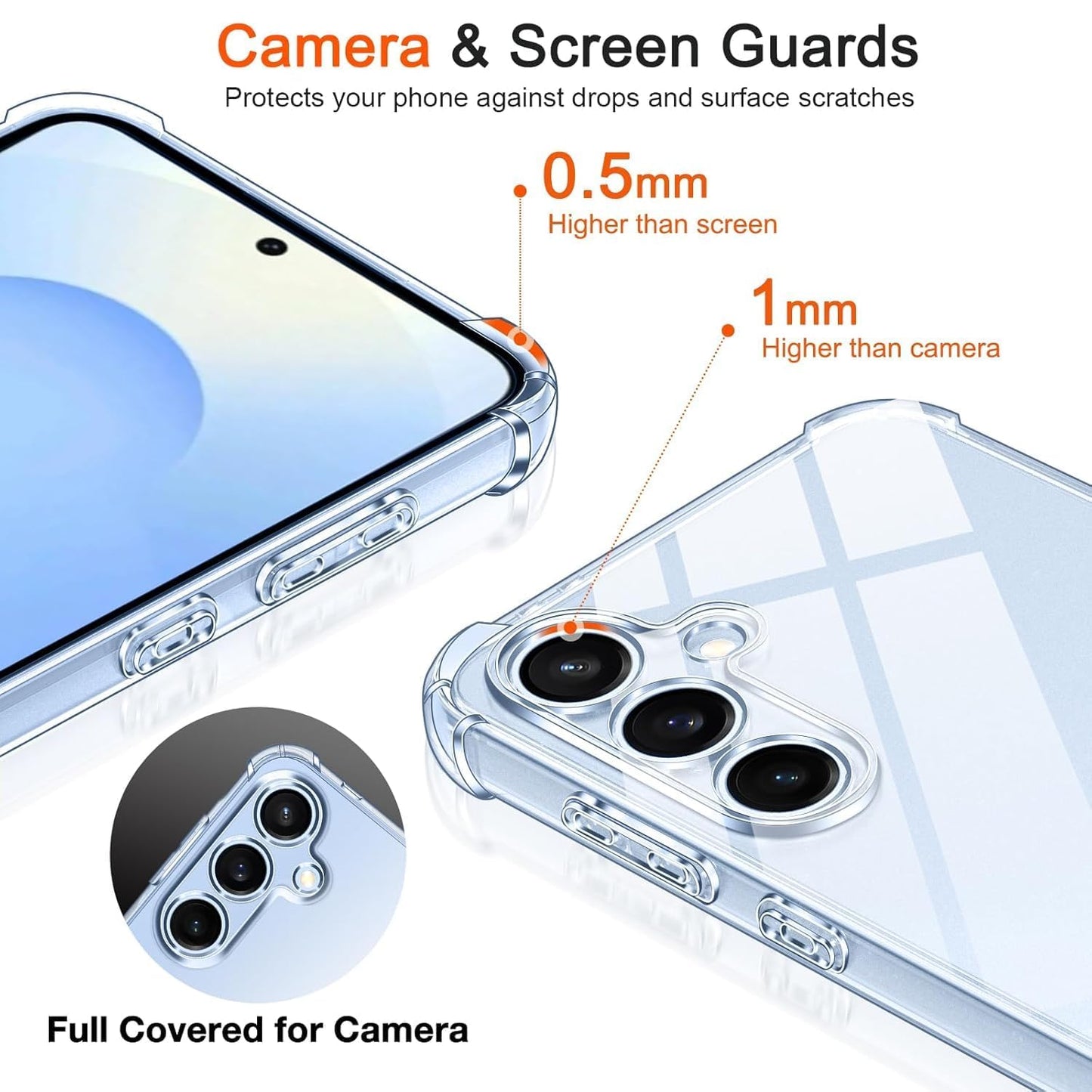 Samsung Galaxy S26 Transparent Soft TPU Silicone Bumper Cover
