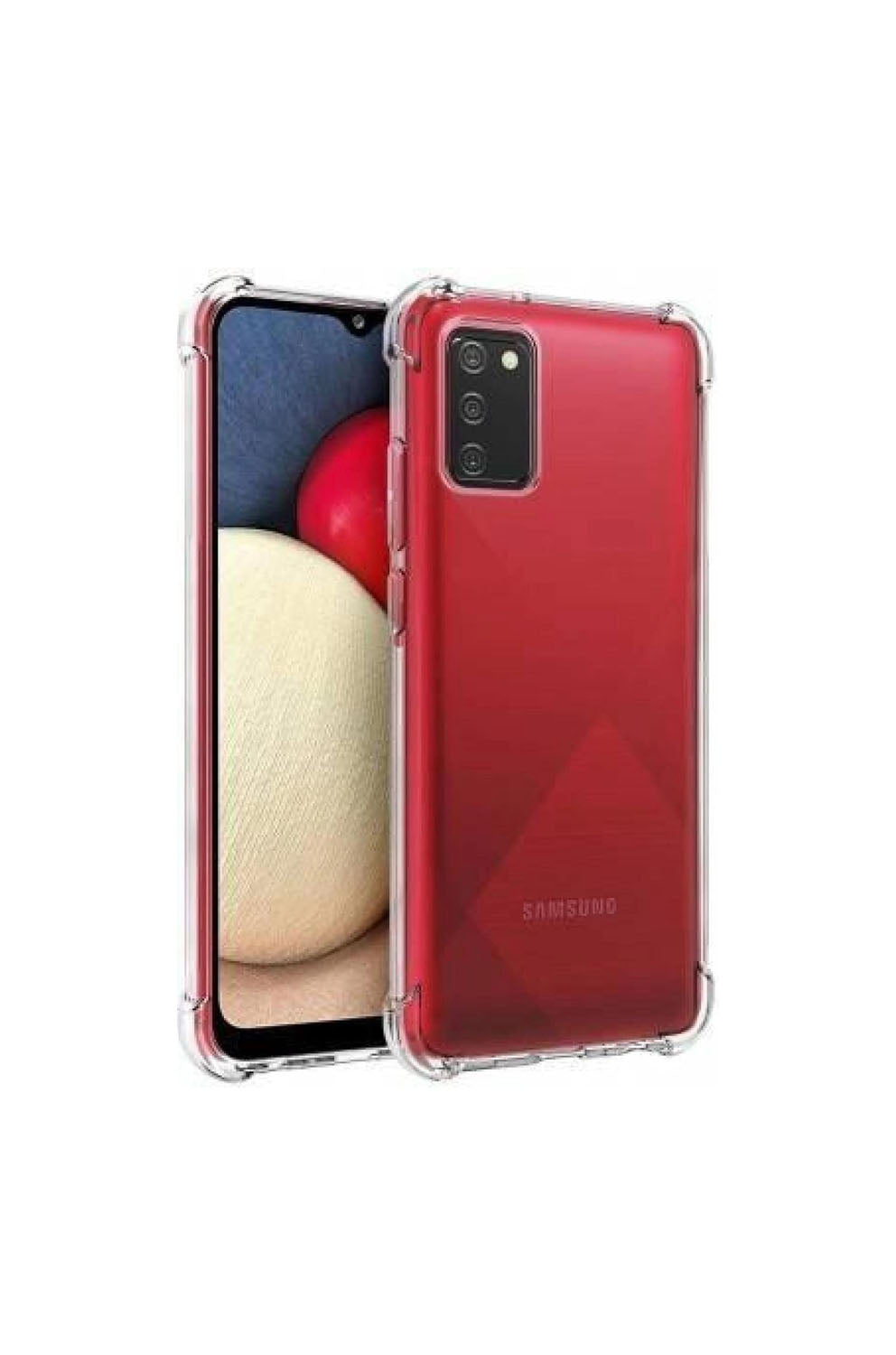 Samsung Galaxy A02s Transparent Soft TPU Silicone Bumper Cover