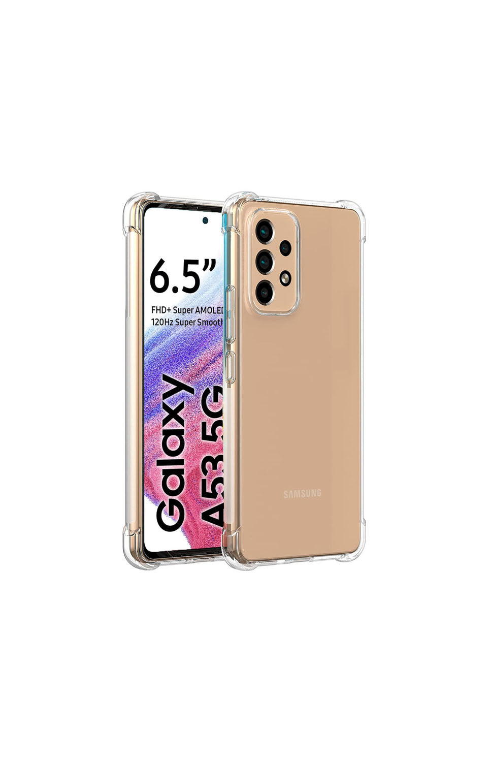 Samsung Galaxy A53 Transparent Soft TPU Silicone Bumper Cover