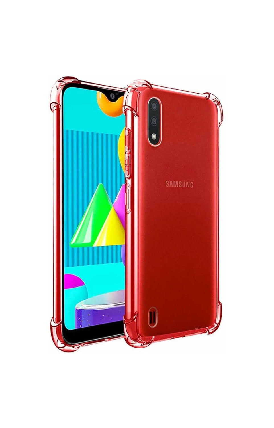 Samsung Galaxy A01 Transparent Soft TPU Silicone Bumper Cover