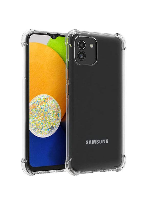 Samsung Galaxy A03 Transparent Soft TPU Silicone Bumper Cover