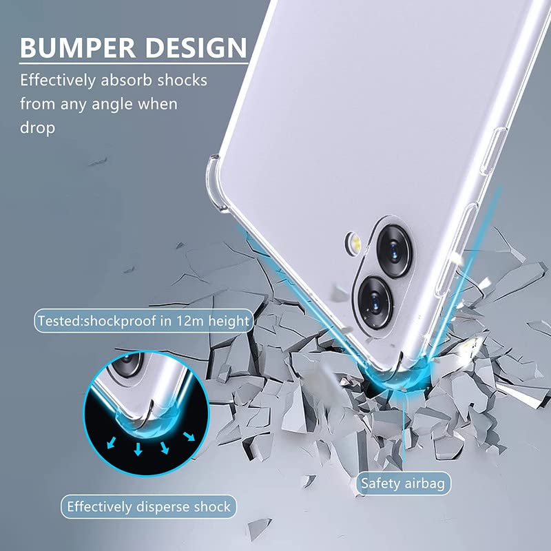 Samsung Galaxy A04 Transparent Soft TPU Silicone Bumper Cover