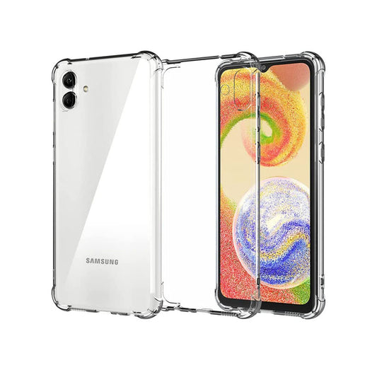Samsung Galaxy A04e Transparent Soft TPU Silicone Bumper Cover