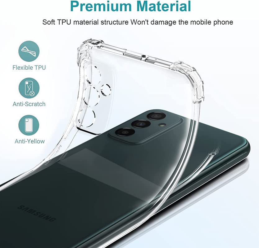 Samsung Galaxy A04s Transparent Soft TPU Silicone Bumper Cover